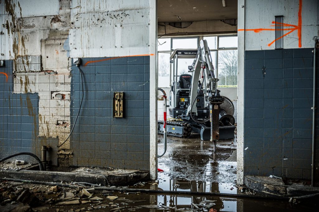 TB20e vanuit deuropening gefotografeerd