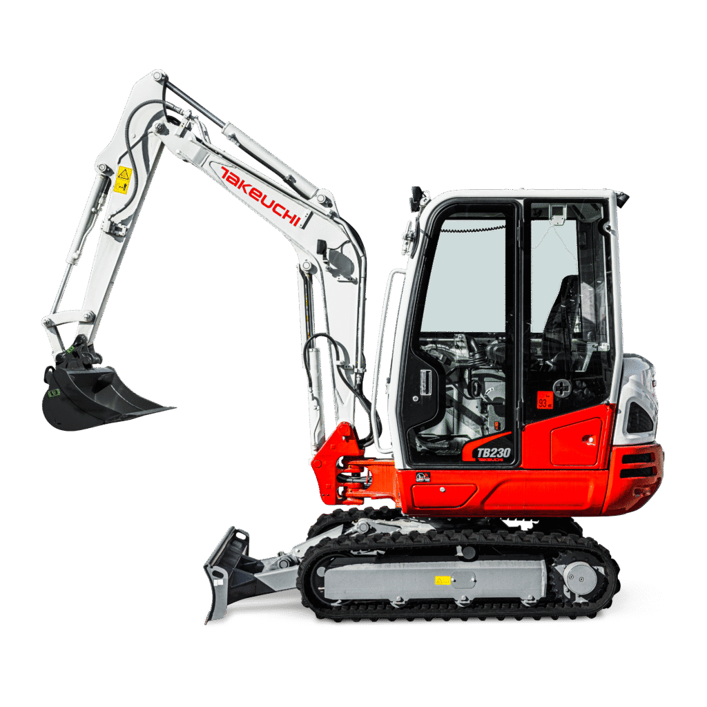 Takeuchi TB230 zijaanzicht