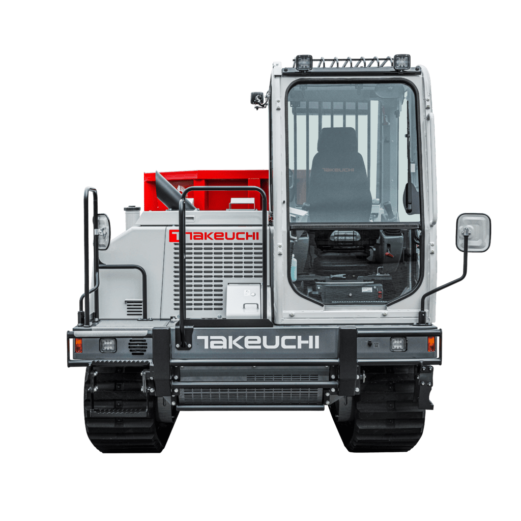 Takeuchi TCR50-3 rupsdumper vrijstaand voorzijde