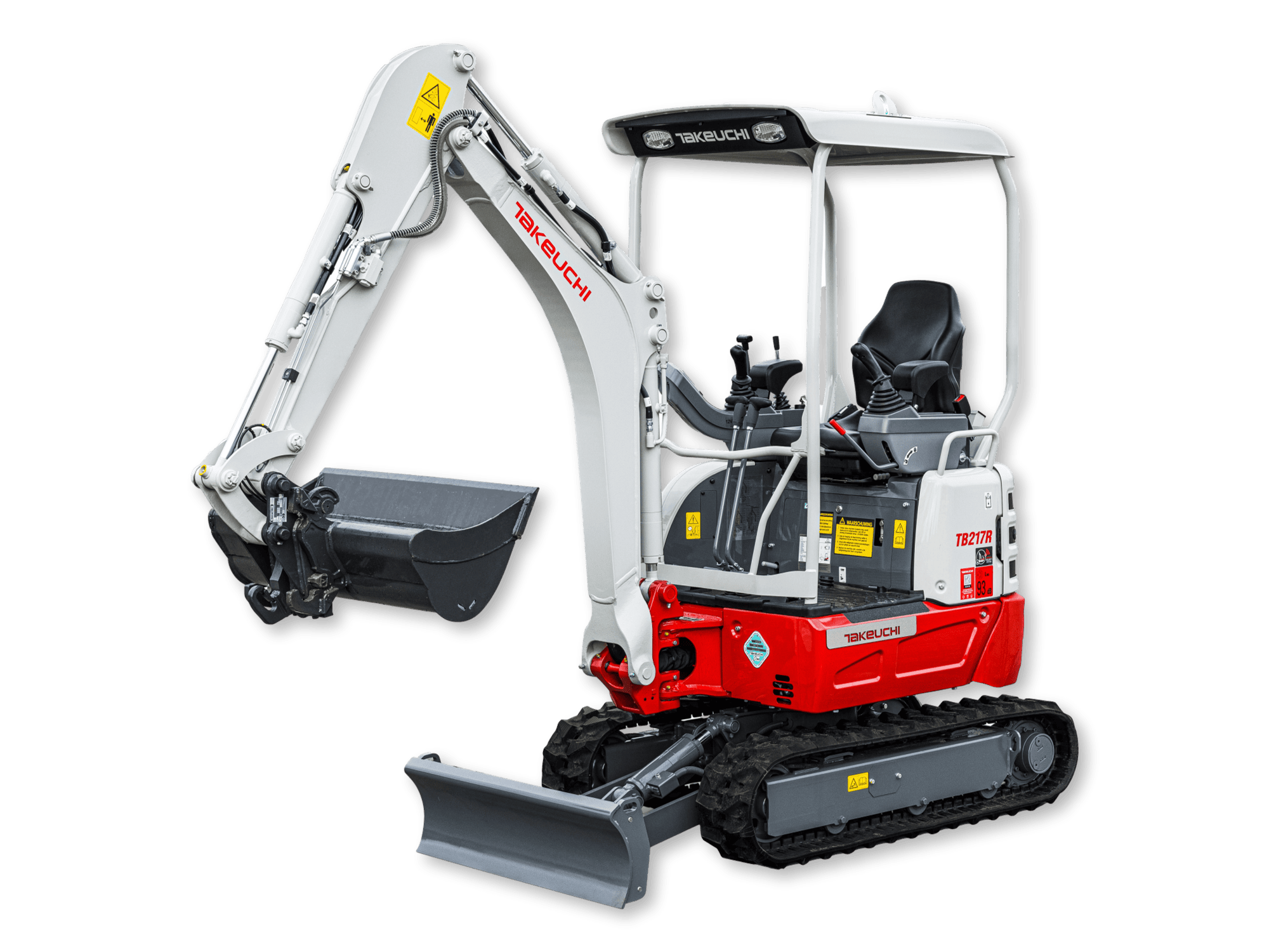 TB217R minigraver van Takeuchi