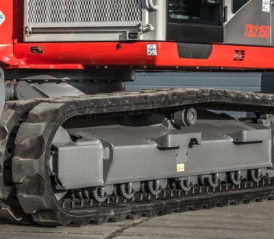Wat is de grootste rubbertrack machine?
